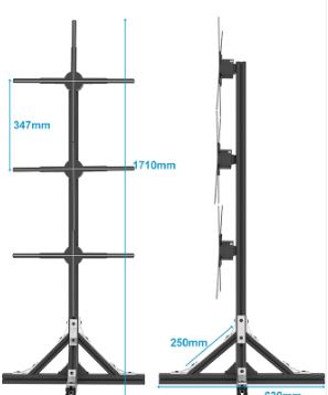 Totem Hologramme 174 cm